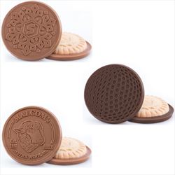 CC4206 Custom 6pc Chocolate Shortbread Cookie Gift Box